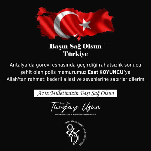 Başın Sağ Olsun Türkiye